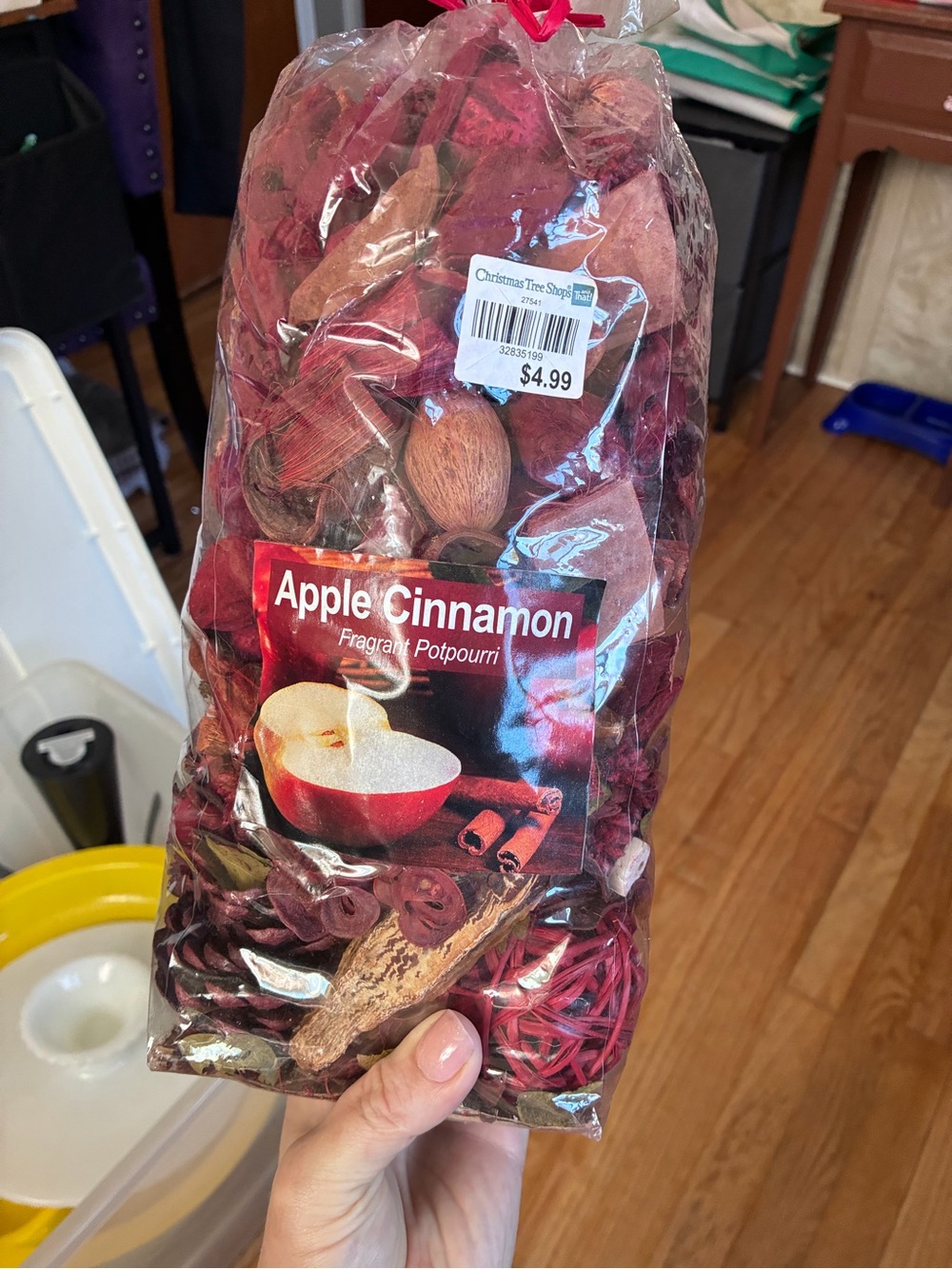 Apple Cinnamon Fragrant Potpourri - Red Mix